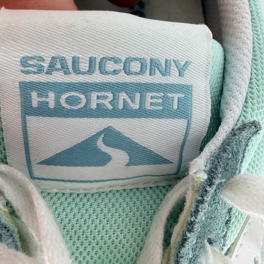 Saucony Hornet Women's Sneakers Size 8.5 Teal Mint White Retro Running S60538-7 - Picture 10 of 14